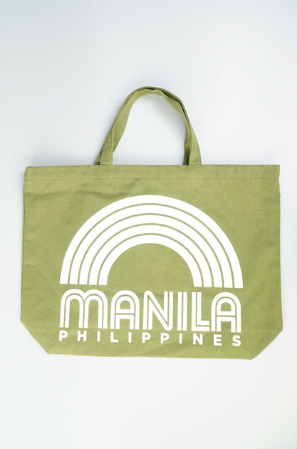 Philippines Filipino Map And Flag Color Style Leather Totes main image 1
