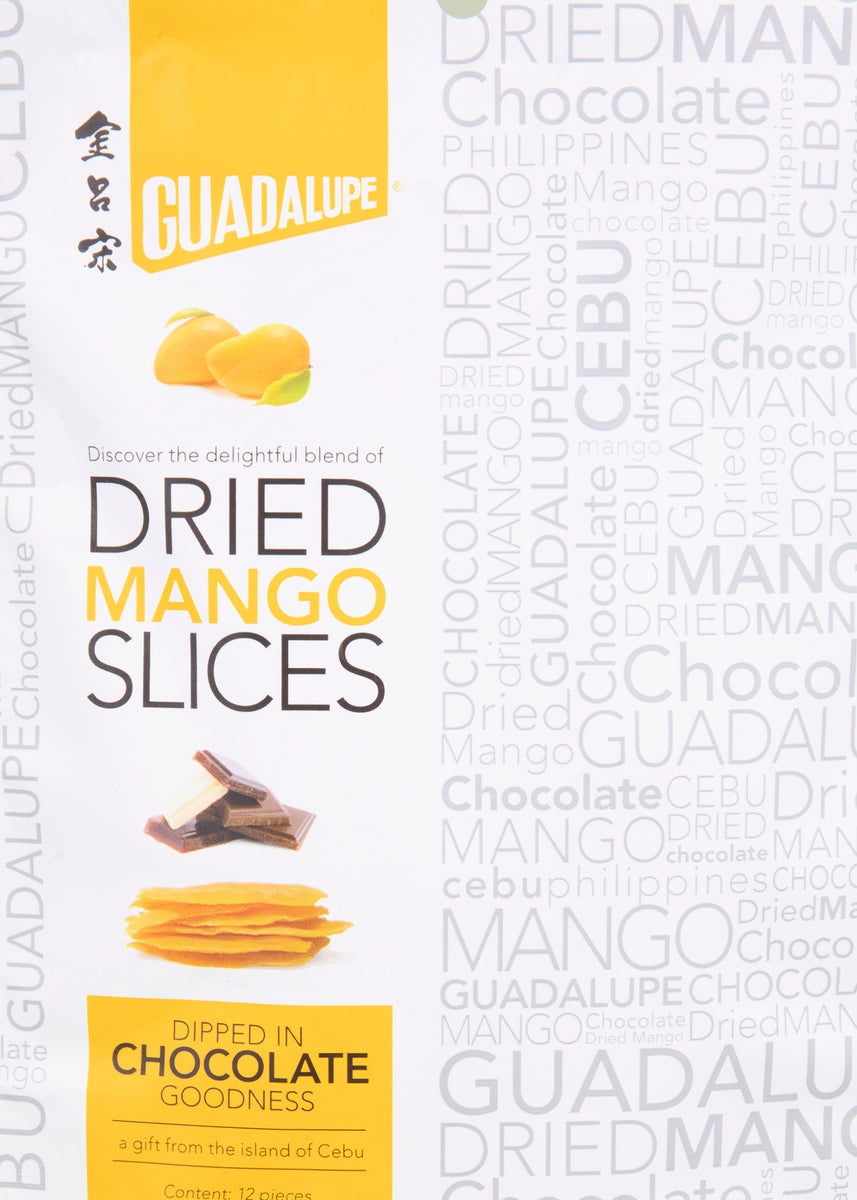 Guadalupe Dried Mango Slices Dipped in Dark Chocolate Pouch Kultura