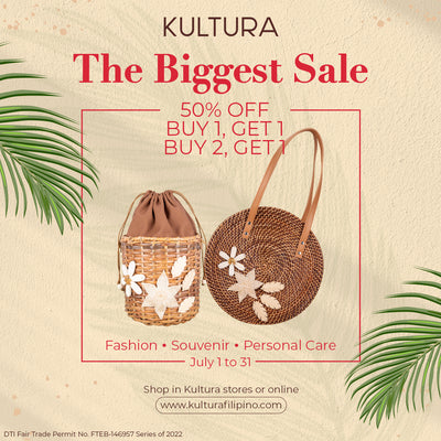 Enjoy the Biggest Clearance Sale at Kultura Filipino This July