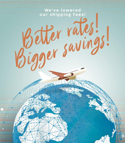 NEW & LOWER International Shipping Rates at Kultura!