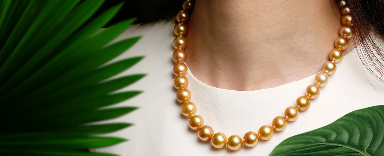 Authentic Round Pearl Necklaces