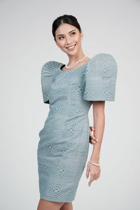 Women's Binakul Modern Filipiniana Terno Dress