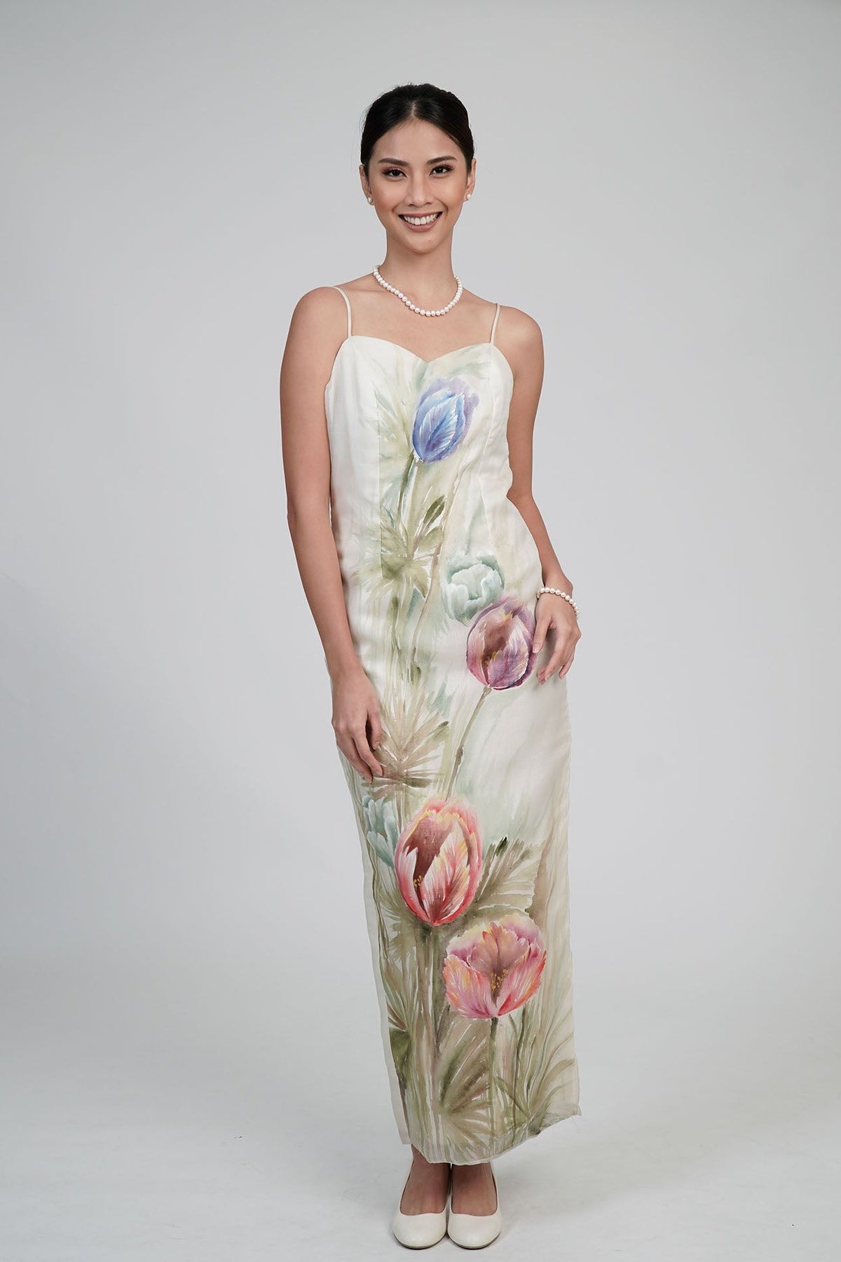silk dress philippines Ombre silk dress - Women