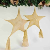 Handcrafted Foldable Christmas Parol in Gold