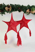 Handcrafted Foldable Christmas Parol in Red