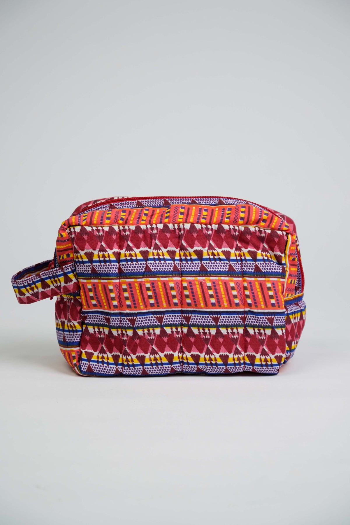 Quilted Pouch Set of 2 in Red Kultura Filipino Kultura Filipino