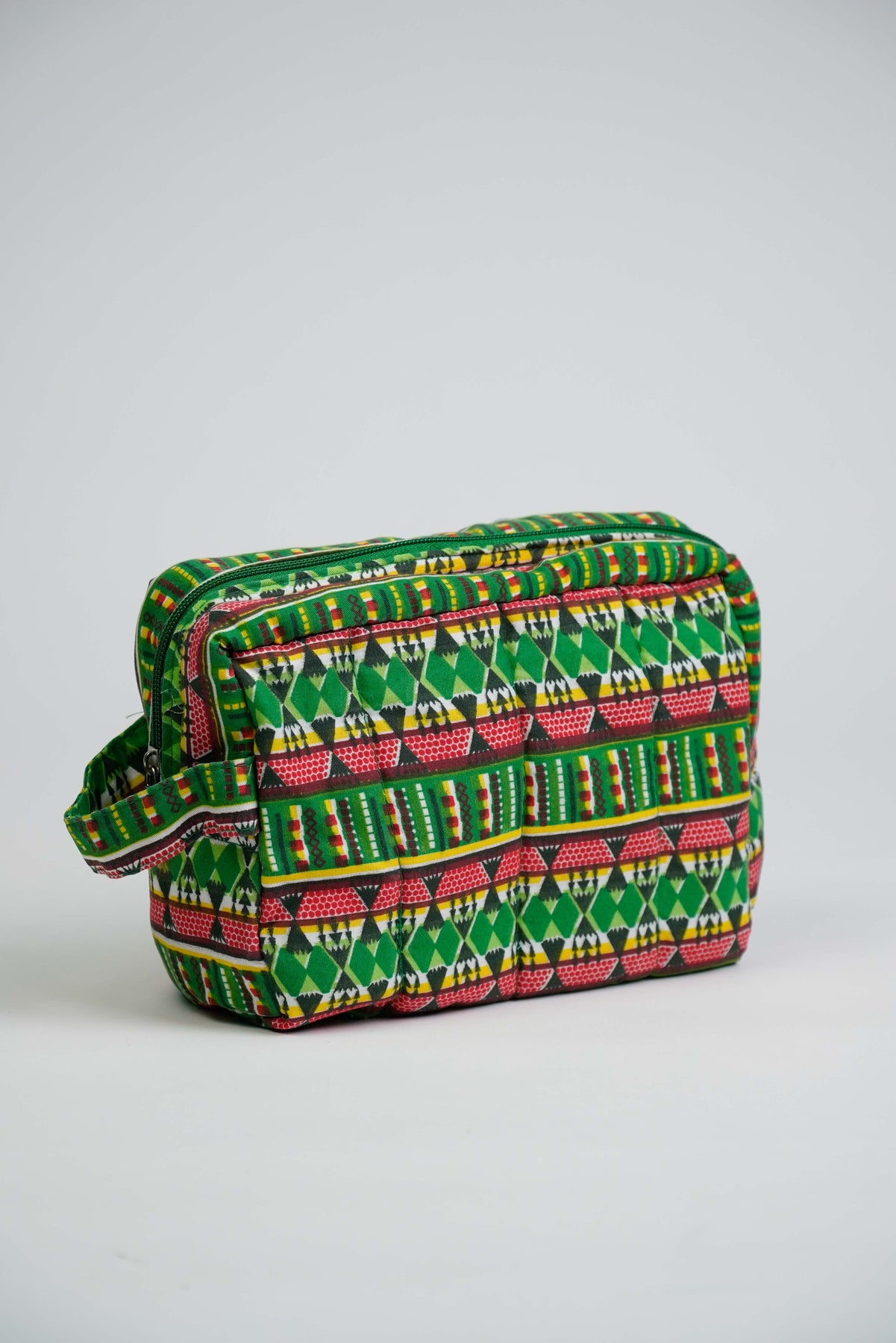 Quilted Pouch Set of 2 in Green Kultura Filipino Kultura Filipino