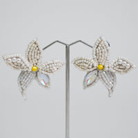 Flora Stud Beaded Earrings