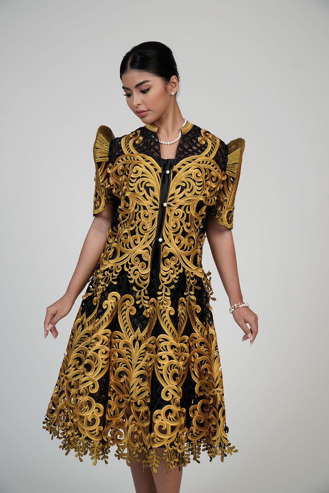 MALION vintage cutwork bolero