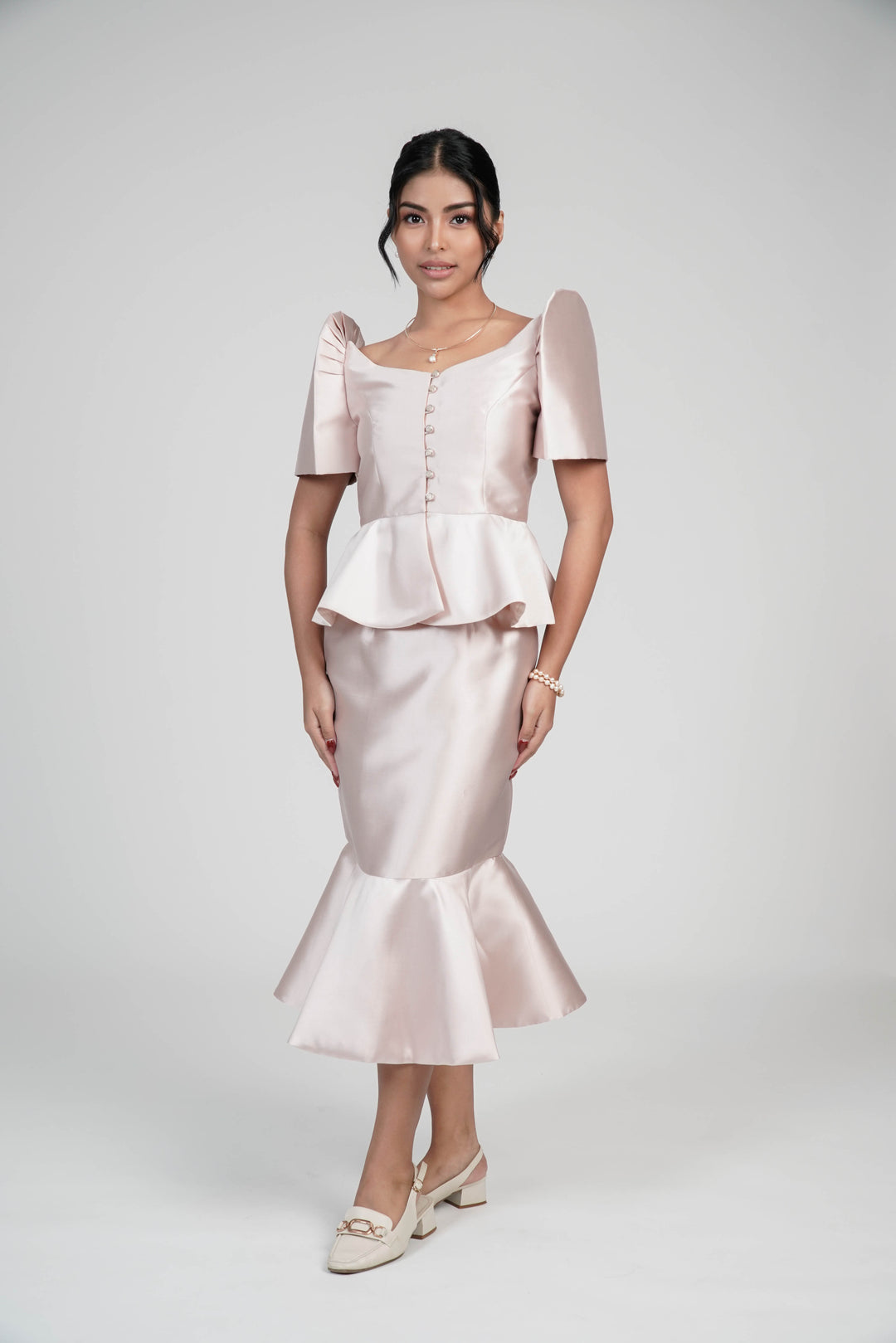 sachin and babi light blue dress 25 Trending Blush and Pink Wedding Dress Styles for 2024 main image 1
