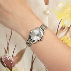 Ibarra Rivera Silver Watch, 29mm