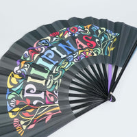 Big Fan with Pilipinas Print in Black