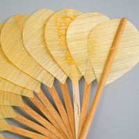 Petal Shaped Abaca Fan