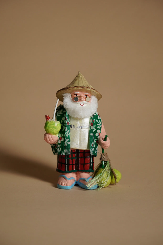 Filipino Santa with Buko Christmas Tree Ornament – Kultura Filipino ...