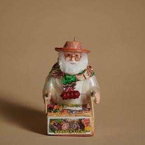 Filipino Santa Pinoy Boodle Fight Christmas Ornament
