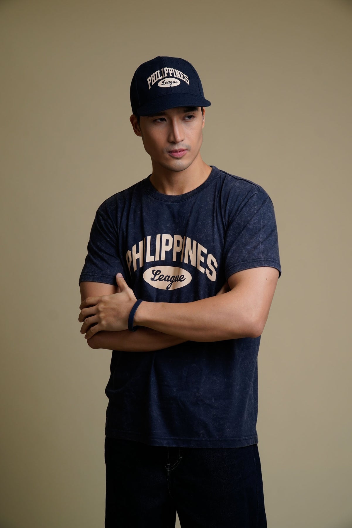 Ph Local Cap Men's Cap and Shirt Ph League Acid Wash in Navyblue – Kultura Filipino ...