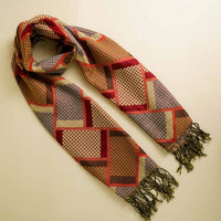 Pashmina Shawl with Geometric Pattern
