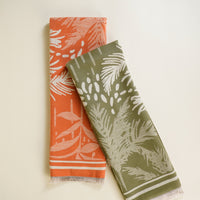 Polycotton Cashmere Shawl with Tropical Breeze Design