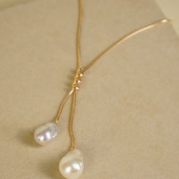 Double Baroque Pearl Necklace