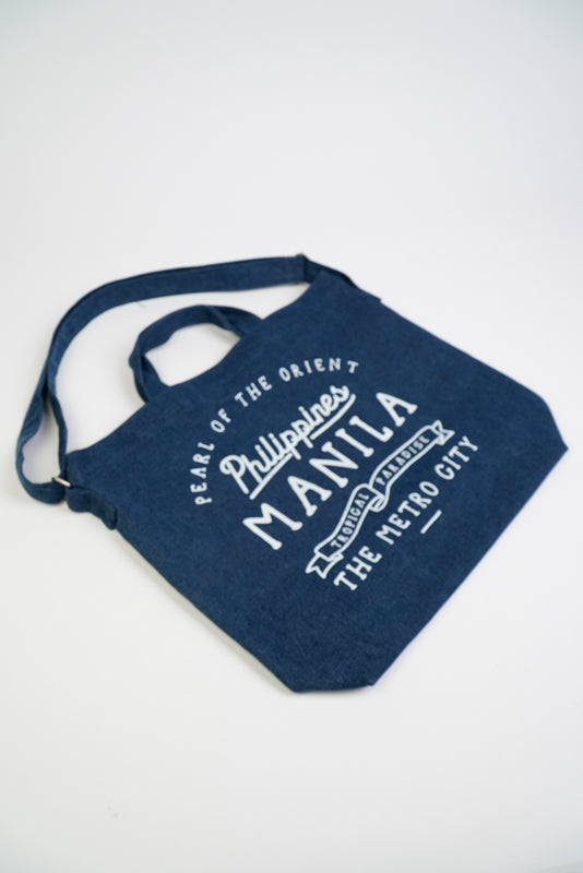 Messenger Chambray Denim Tote Bag – Kultura Filipino Support Local