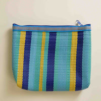 Banig Pouch with Vertical Stripes