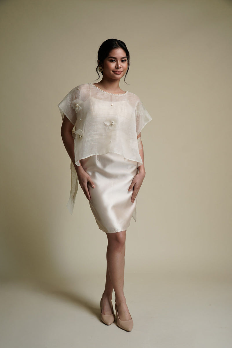 Women's Pina Dress in Natural – Kultura Filipino | Support Local