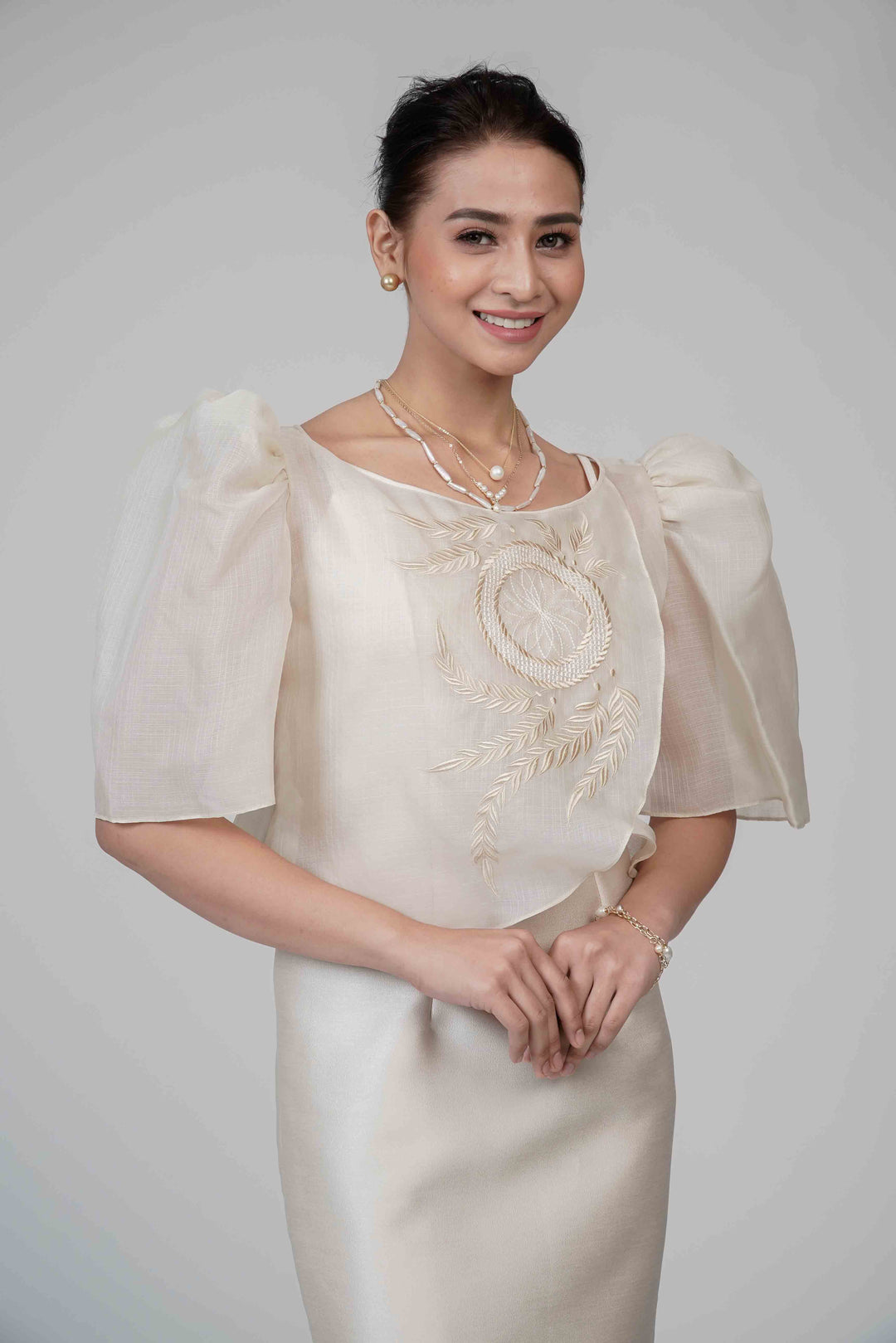Casual Modern Filipiniana Attire For Female Casual Filipiniana For