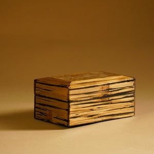Jewelry Box in Sugarcane Capiz gold