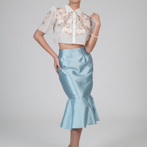 Women's Cocoon Lady Barong in Beige