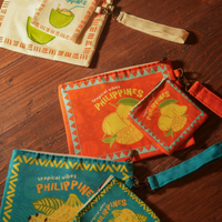 Set of Two Philippines Tropical Vibes Pouch