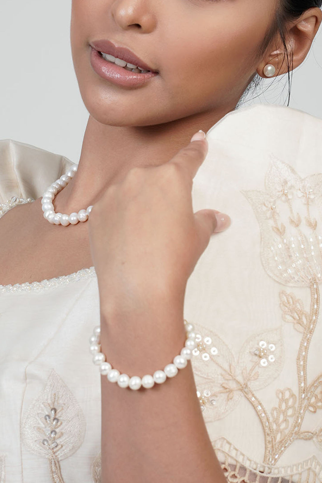 in Fresh Water Pearl Egg Shape Set Kultura Filipino