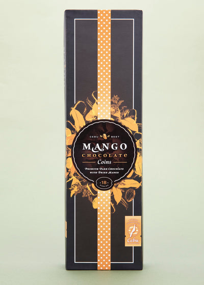 Cebu Best Mango Chocolate Coin 18s - Kultura Filipino | Support Local