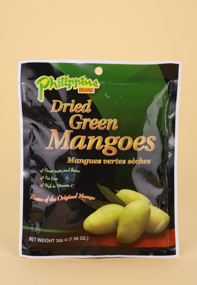 Dried Green Mangoes 200 Grams - Kultura Filipino | Support Local