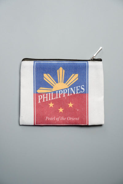 Independence Collection Canvas Purse with Philippines Sun Pearl of the Orient Print - Kultura Filipino | Support Local