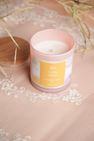 Happy Island Scented Flower Fusion Candle 300 ML - Kultura Filipino | Support Local