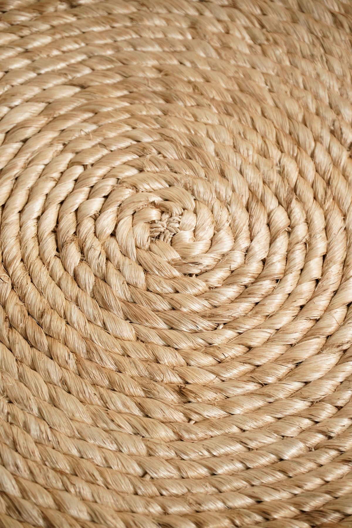 Twisted Round Abaca Rug – Kultura Filipino | Support Local