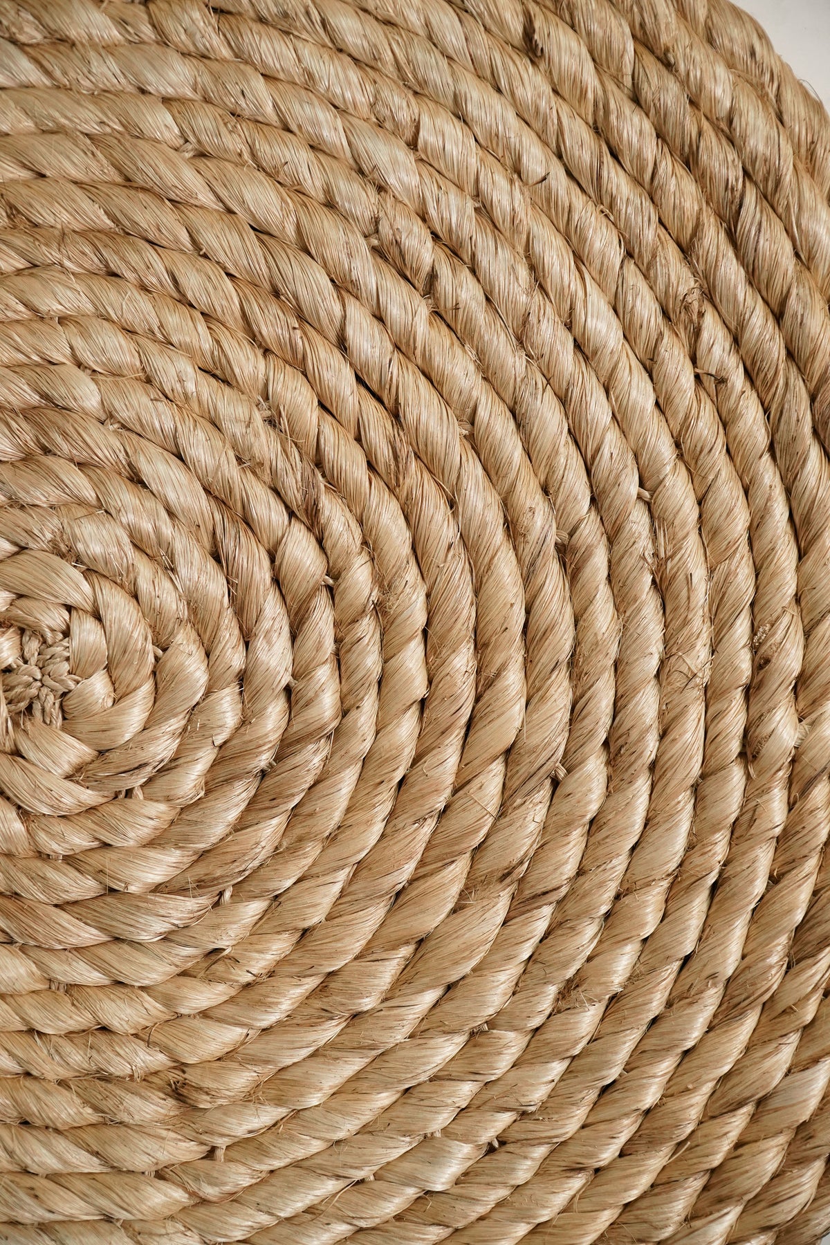 Twisted Round Abaca Rug – Kultura Filipino | Support Local
