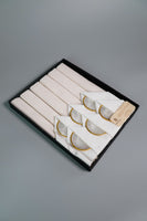 Set of 6 White Binacol Placemats with Napkins & Coasters