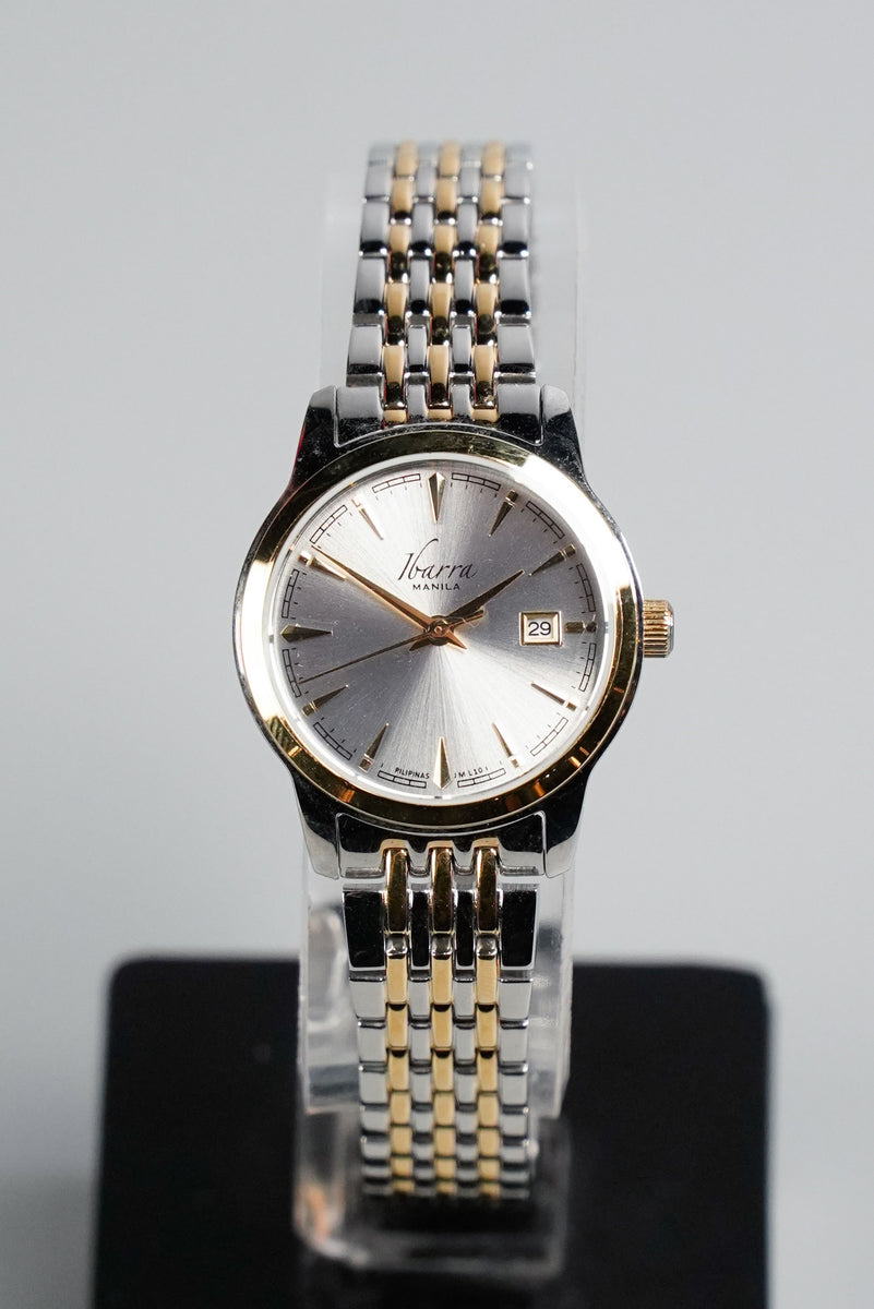 Cabrera Watch Ibarra Rivera Two-Tone Gold Watch in Silver Dial, 29mm – Kultura ...
