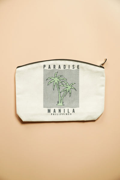 Paradise Line Canvas Pouch - Kultura Filipino | Support Local