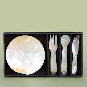 Mother of Pearl Tableware Set