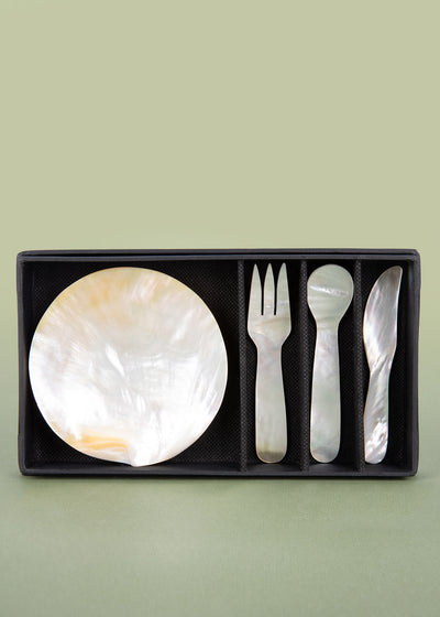 Mother of Pearl Tableware Set - Kultura Filipino