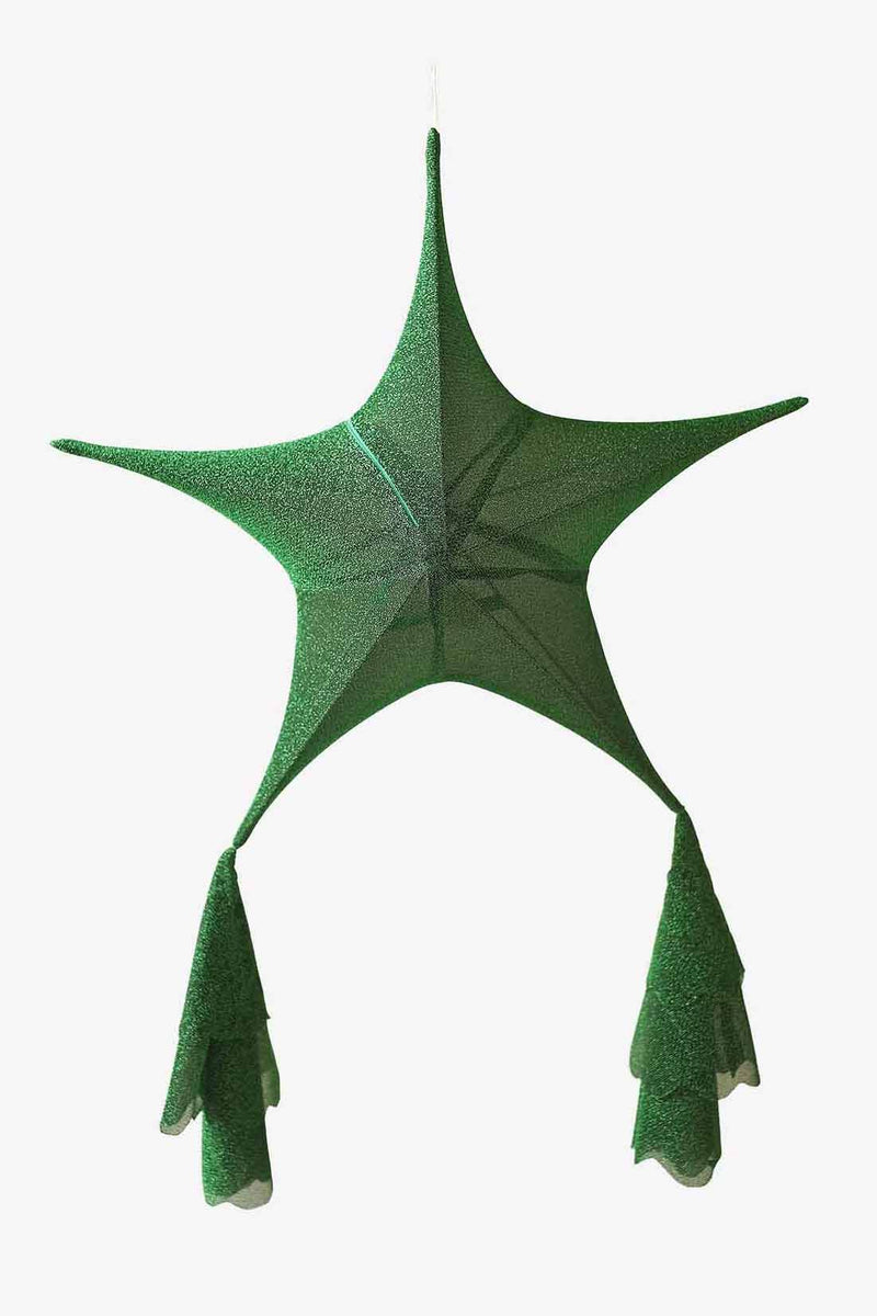 Handcrafted Foldable Christmas Parol in Green – Kultura Filipino ...